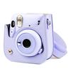 PU Leather Case Bag with Shoulder Strap for Fujifilm Instax Mini 11 CameraPurple