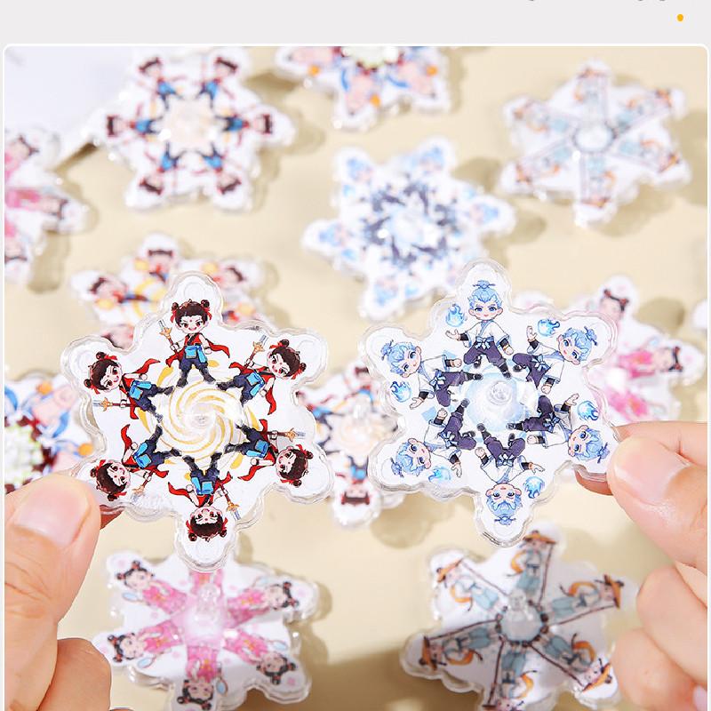 Nezha Space Spinner Toy With Plastic Material For Kids Preschool And School Gift