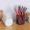 Multipurpose Desktop Pen Cup Metal Spring Pen Organiser Stand with Anti Slip Base For Pens Pencil Marker Paint Brush