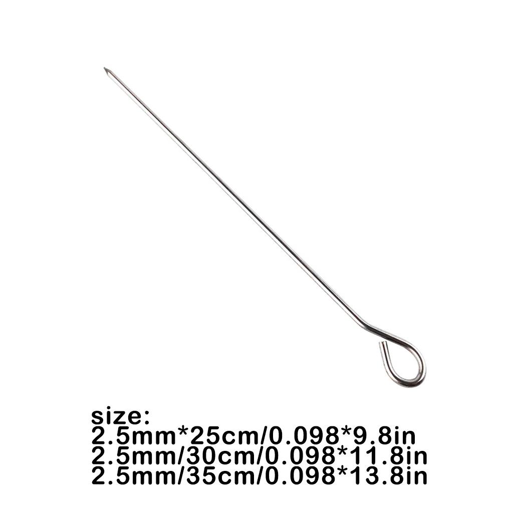 30 kusů Barbeque Kachna Kuřecí maso Vepřové Hovězí Špíz Náhradní Zelenina Jídlo Grilovací rolka Jehly Nástroj na vaření