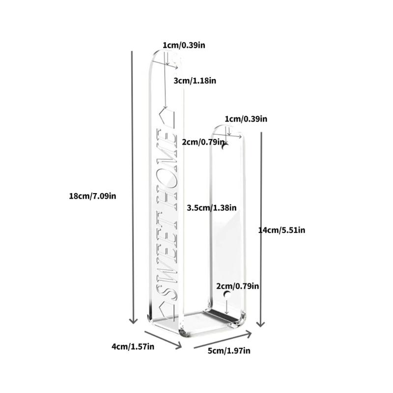 Set Of 2 Clear Acrylic Curtain Holders Wall Mountable Hooks Window Drapery Tiebacks Holdbacks For Curtain Organization