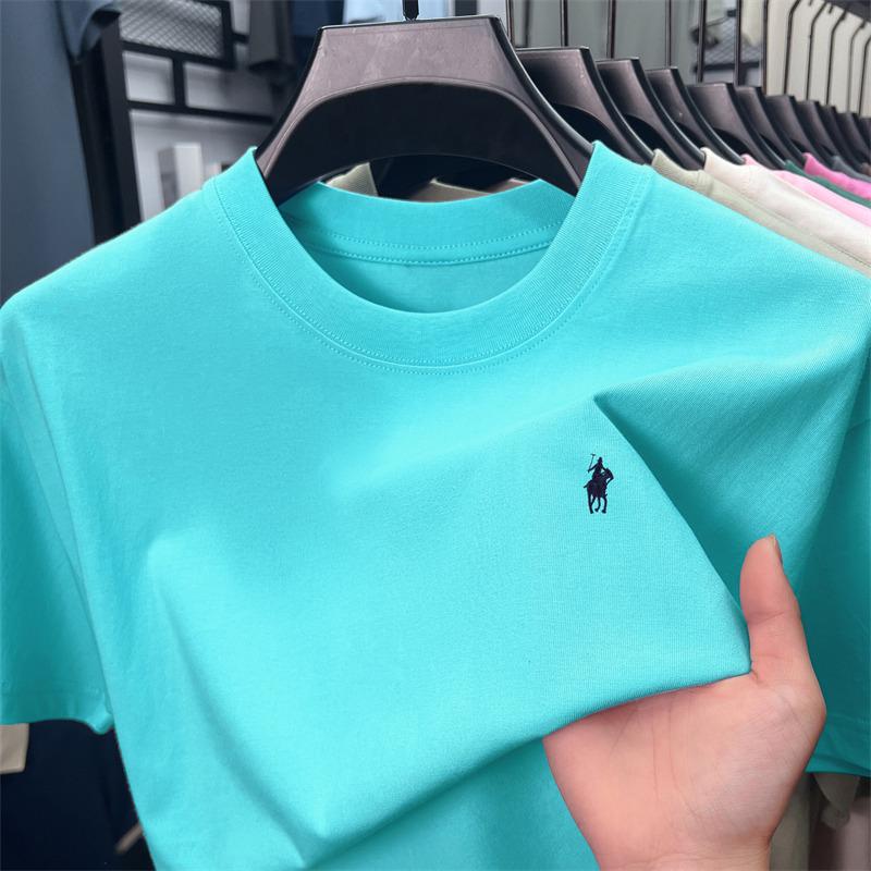 

Pure Cotton Men s Short Sleeve Round Neck T-shirt - Japanese Casual Style 3XL