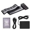 Portable Electric 88 Keys Roll Up Piano Multifunction Digital Piano Keyboard Built In Speaker Rechargeable Lithium