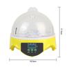 Incubator pentru Păsări Găină Rață Porumbel Păsări de Curte Incubator Temperatură Digitală Reglabilă Mini Incubator Ou Clocitor Ou Automat 16.5 * 17.5cm