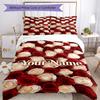 Rose Customize Your Name Bedding Set Breathable Duvet Cover with Pillowcases Home Decoration Birthday Gift