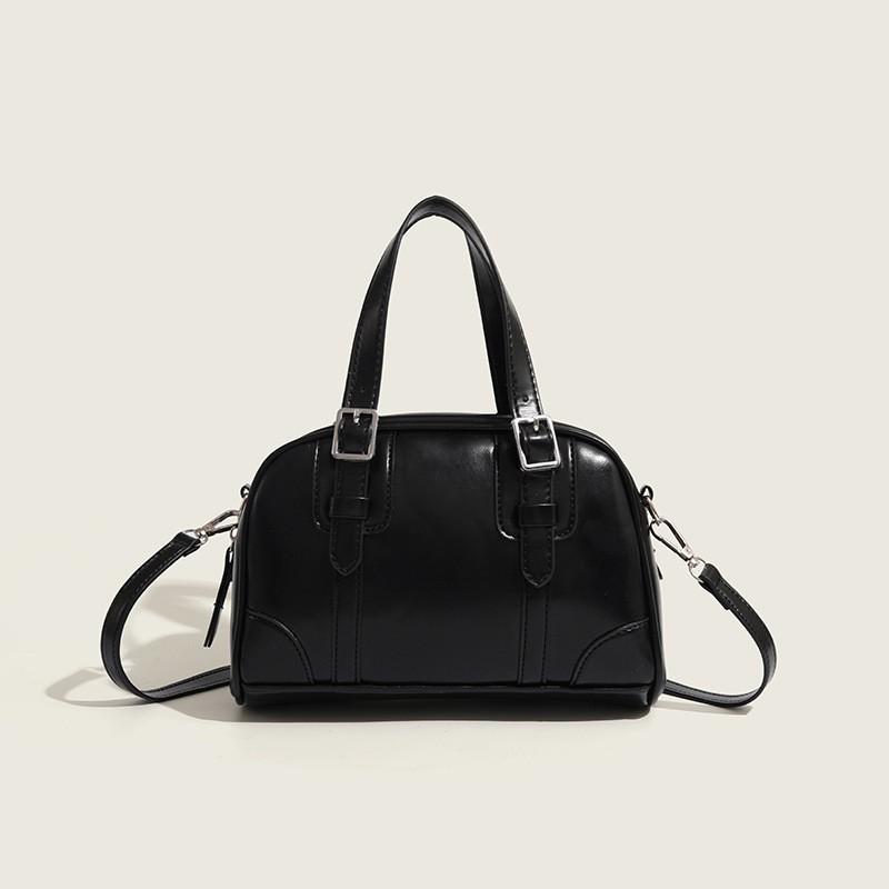 

High-quality Pillow Bag Women 2026 New Korean Retro Portable Niche Girl All-matching One-shoulder Cross-body чёрный