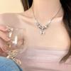 2024 Vintage Double-Layer Pearl Necklace with Heart Pendant