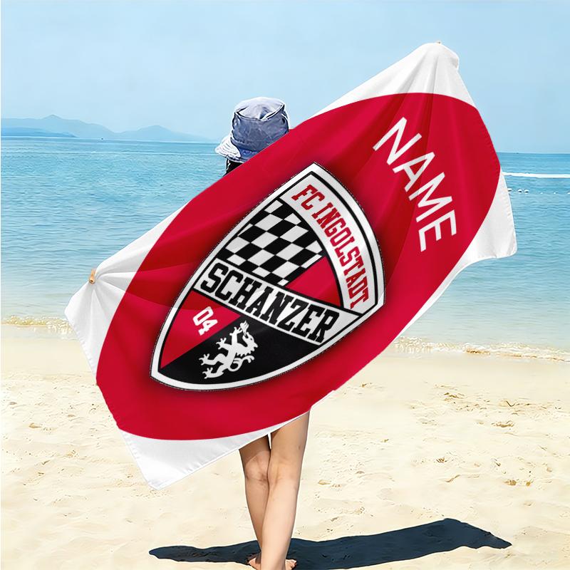 Personalized Chelsea FC Crest Beach Towel Microfiber Beach Towel Thin Absorbent for Beach Swimming Yoga Bath Sports. 0910180