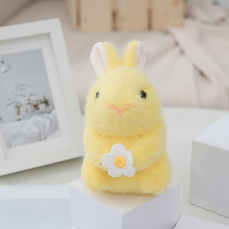 

Очаровательный Реалистичный Электрический Плюшевый Кролик Ходячий Говорящий Шевелящий Ушами Игрушка Пушистый жёлтый