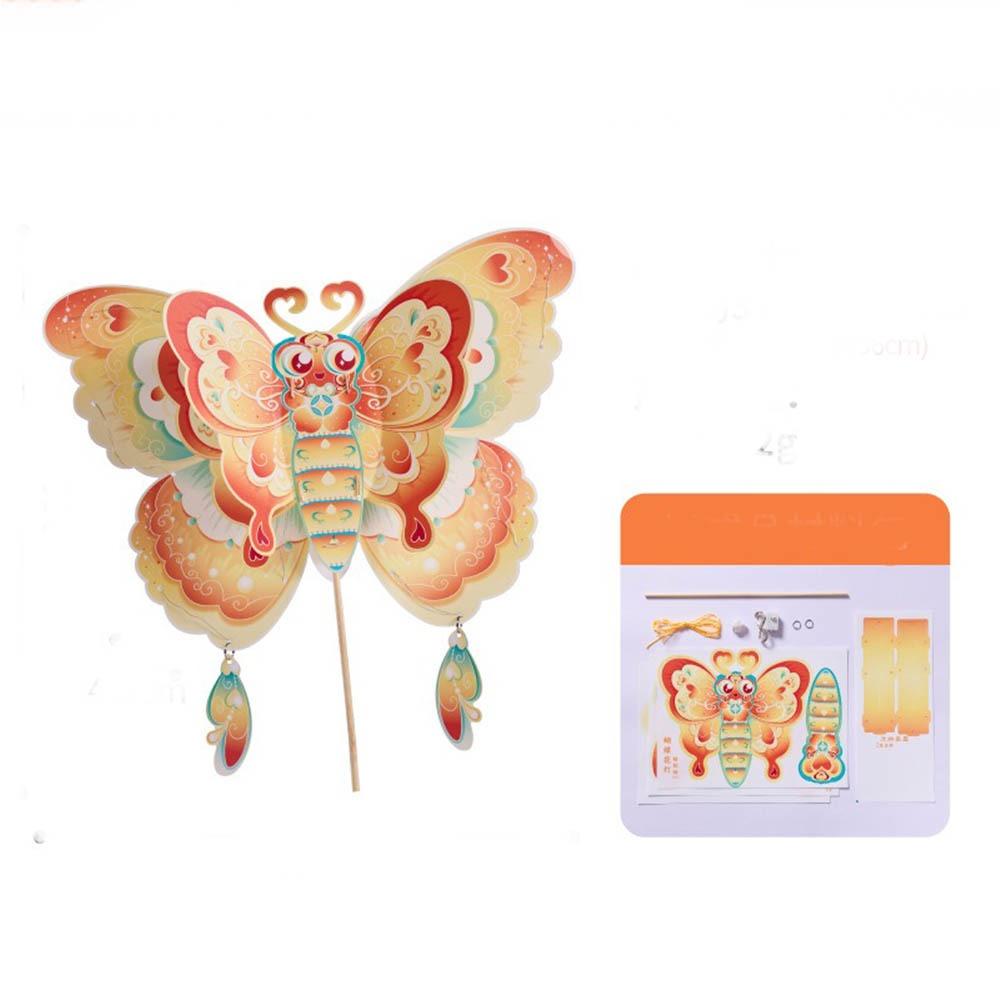 Handmade Mid-Autumn Festival lantern DIY Can Carry and Hold Portable Dragonfly Lamp  Children Toys