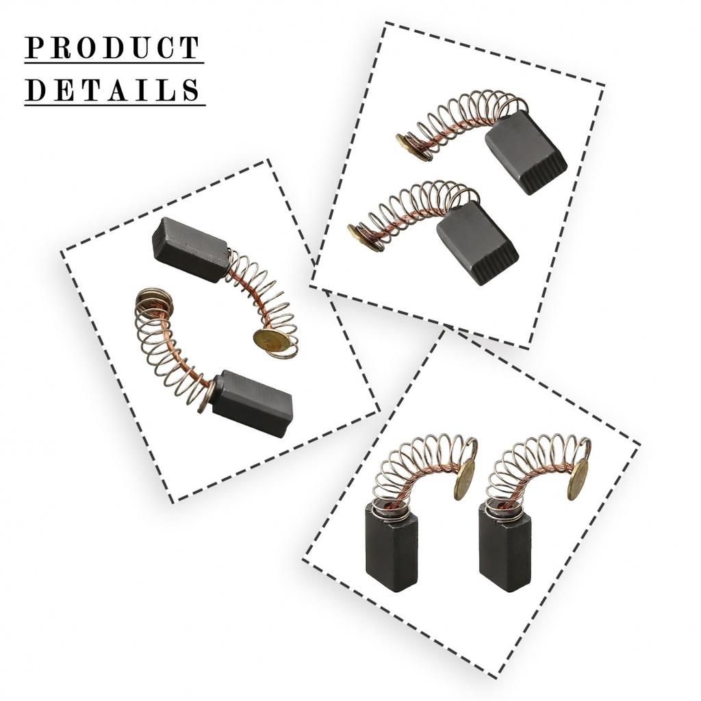 Perii de Carbon de Rezervă pentru Ferăstraie Circulare Bormașini Polizoare 2 buc