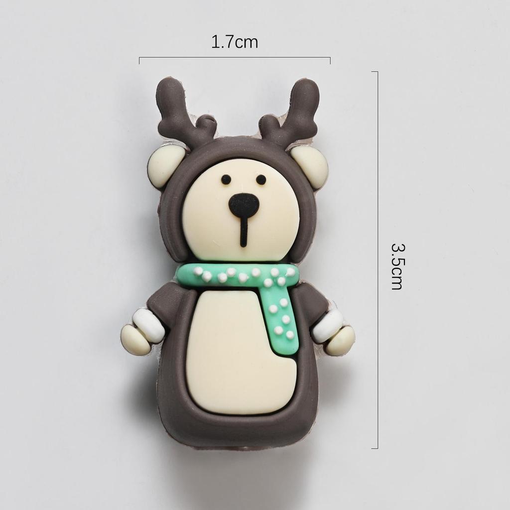 Cartoon Bear Cat Paw Silicone Protective Cover for Cuticle Scissors and Tweezers