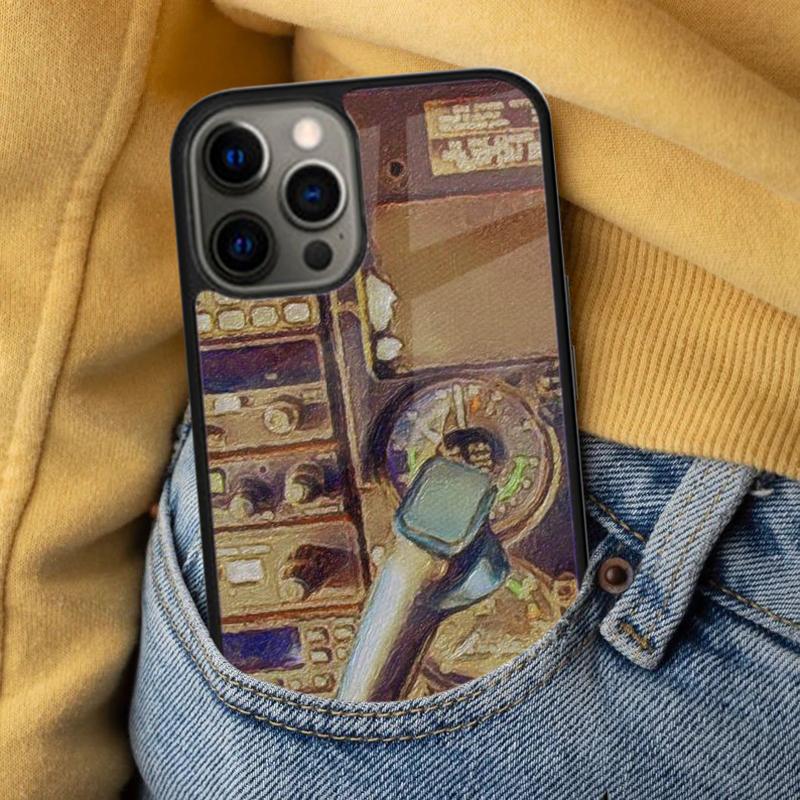 Cool Airplane Cockpit Soft Phone Case for iPhone 17 Air 16e Pro max 15 Pro 13 14 Plus 11 12 MagSafe Magnetic Coque
