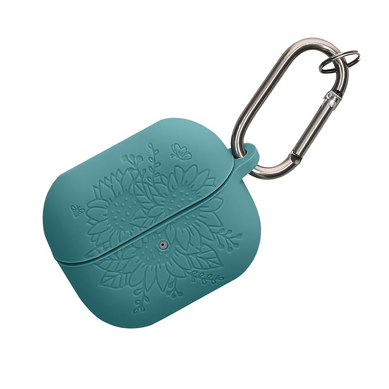 

kwmobile earphone case Samsung Galaxy Buds 3 / Pro compatible case - protective case dustproof Shockproof silicon embossed pattern design