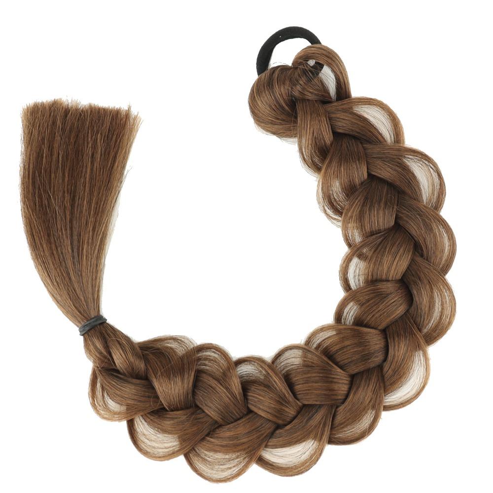 Elastic Band Handmade Braids Pony Tails Hair Band Twist Braid Hairpiece  Daily Use