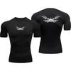 Men's Compression Sport Quick Dry Gym T-Shirts Summer Breathable Fitness Athletic Undershirts Elasticity Workout Tops Tee