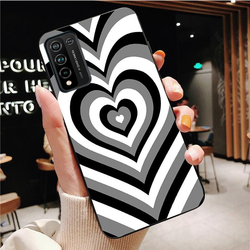 Fashion Latte Love Coffee Heart Phone Case for Huawei Honor 50 10X Lite 20 7A 7C 8X 9X Pro 9A 8A 8S 9S 10i 20S 20lite 7X 10 Lite