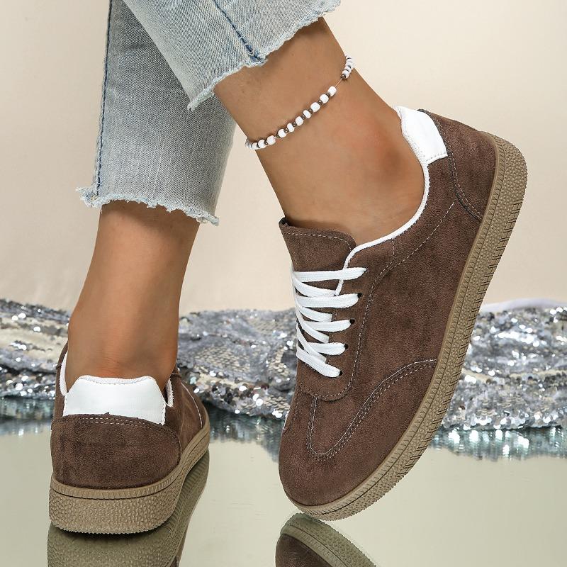 Women‘s Shoes Spring Retro Versatile German Training Flat Breathable Comfortable Casual Board.