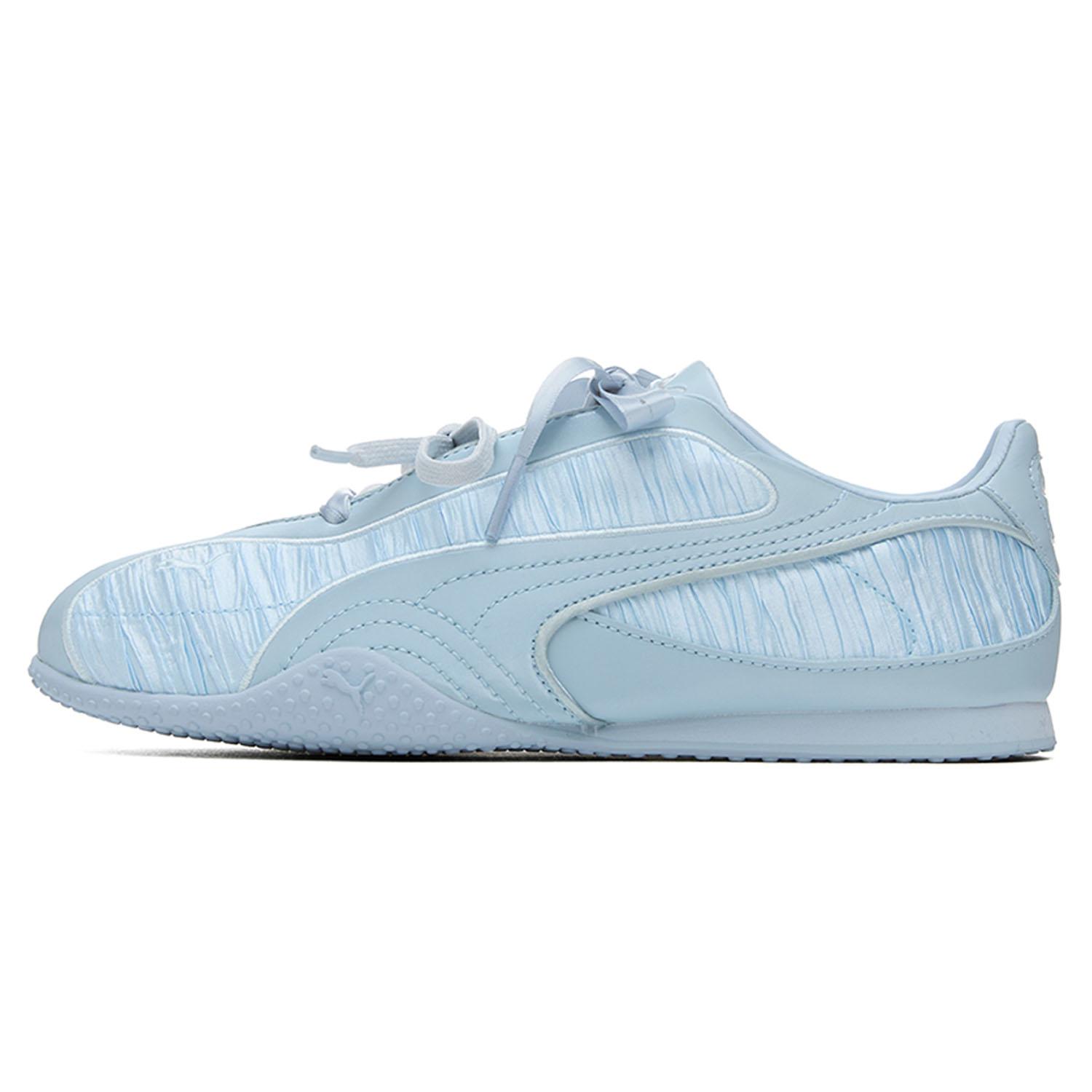 

Puma Bella V2 Glam Spring Summer Cool Thin Sole Training Wrinkled Silk Satin Casual Low Top Shoes Unisex sneaker Bellflower-Blue 406796-01 36