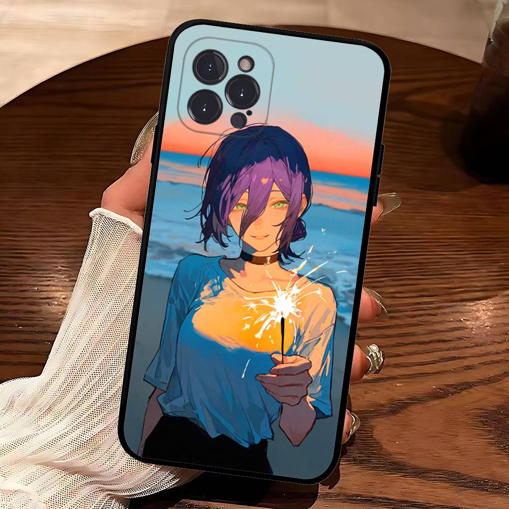 Action Anime Chainsaw Man Reze Arc Phone Case For Iphone 17 Air 16 15 14 13 12 11 Pro Max 16 15 14 Plus TPU Soft Case