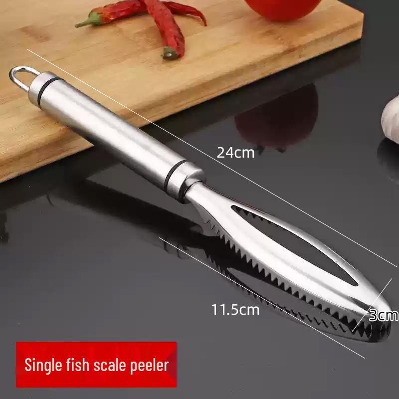 Multi-functional Stainless Steel Fish Scale Remover and Scraper Tool