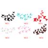 12pcs 3D Stereo ulation Scalewing Bedroom Sticker PVC Decorative Wall Decal Removable Home Decoration