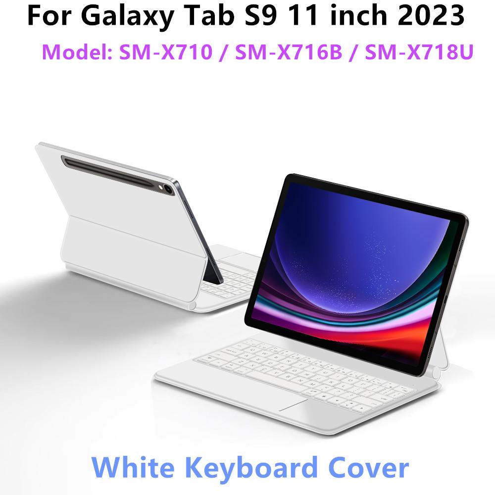 

Магічна клавіатура для Samsung Galaxy Tab S10 FE 10.9 X520 X526 Чохол для Tab S7 S8 S9 FE 11 S10 Lite Розумний чохол-книжка Multi-touch English Layout