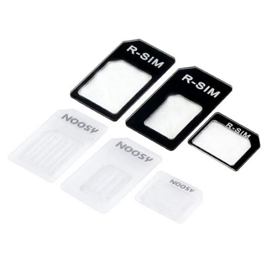3 v 1 NanoSIM karta na Micro SIM kartu na Standardní SIM kartu Adaptér Konvertor