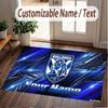 Custom Rug Canterbury-Bankstown Bulldogs Pattern Print Name Text Soft Non‑Slip Floor Carpet for Home Indoor Decoration