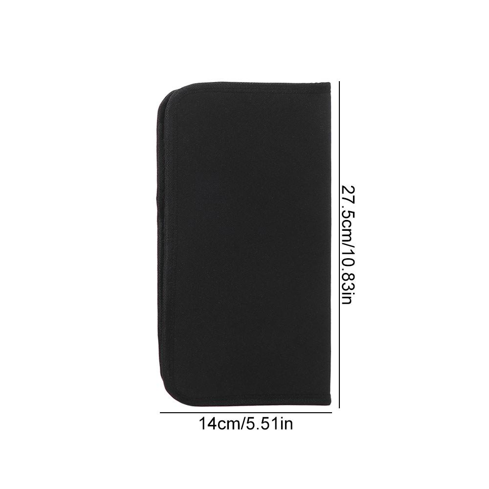 Portable Cosmetic Storage Bag Foldable Brushes Storage Case Brush Carrying Case Brush Tool Bag