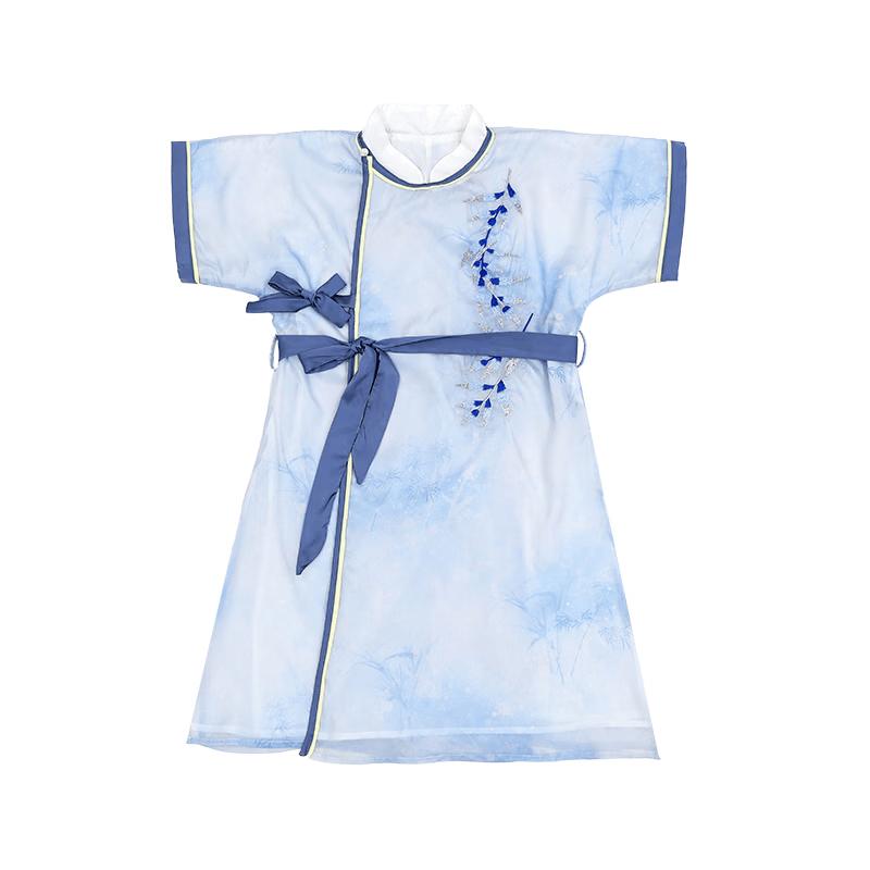 Boys Summer Lightweight Hanfu Performance Set 110