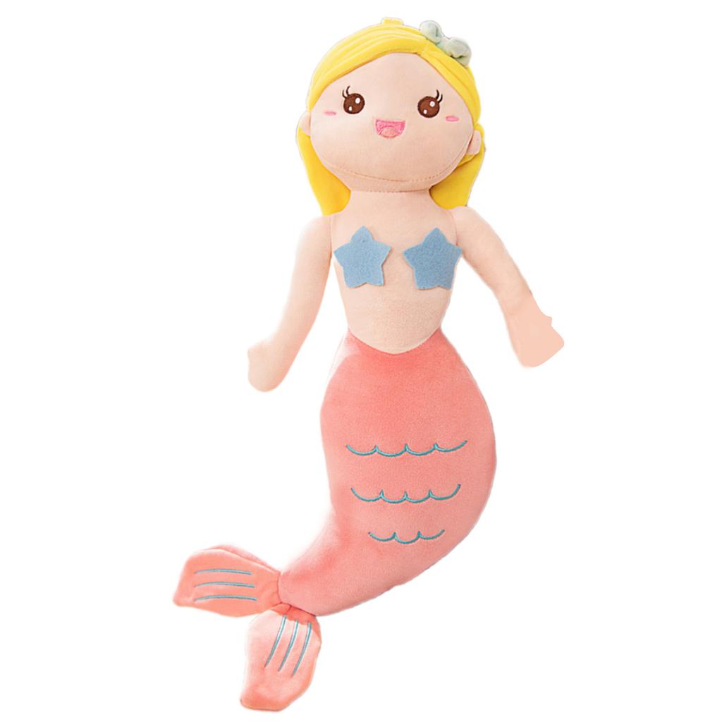 Mermaid Pillow Throwing Pad Plushes Cushions Toy for Bedroom Sofa Home Decoration Home Cushions