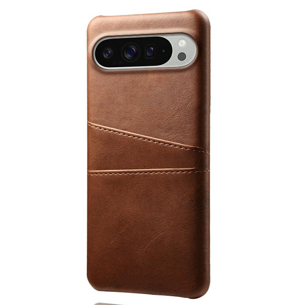 For Google Pixel 10 Pro XL Case Dual Card Slots PU Leather+Hard PC Phone Cover