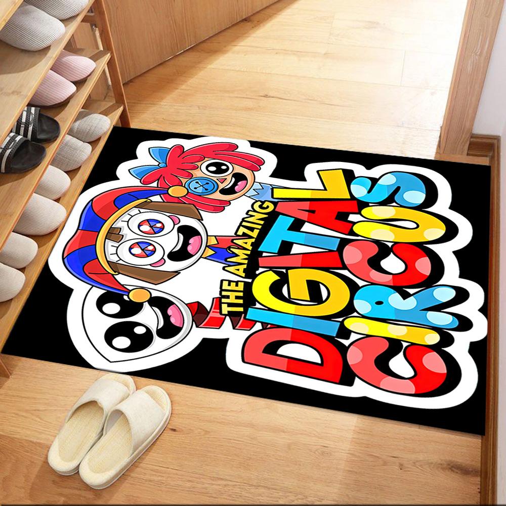 Amazing Digital Circus Square Rugs Are a Great Choice for Living Rooms, Bedrooms, Home Décor, and As Gifts.