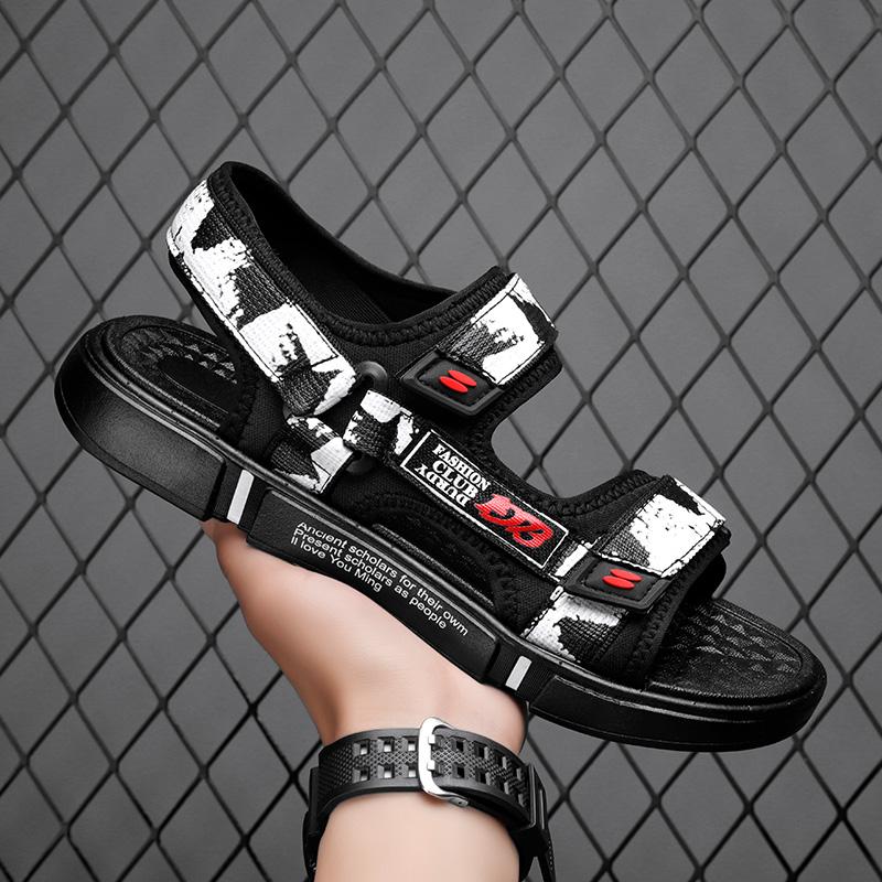 Mesh Beach Sandals In Low Heels Men'S Beach Sandals Outdoor Classics Comfortable Man Shoes 2022 Summer Mens Casual Shoes Fashion