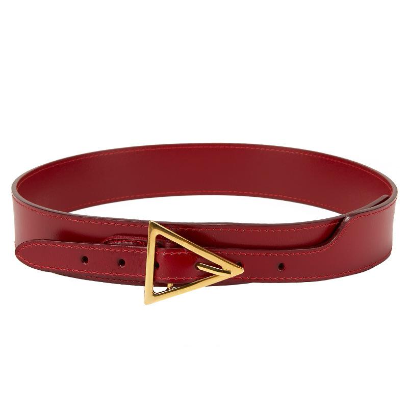 Belt Women'S Flat New Thin Belt Women'S Smooth Buckle Dress Decorative Skirt Women'S Versatile Pants