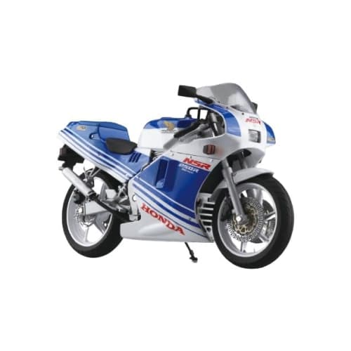 Aoshima Bunka Kyozai (AOSHIMA) Skynet 1/12 Scale Complete Motorcycle Honda NSR250R '88 Terra Blue/Ross White