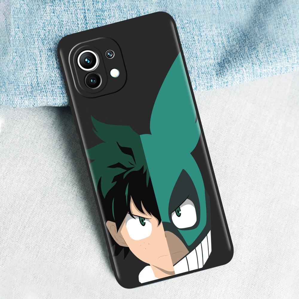 My Hero Academia Anime Pro Xiaomi Mi Poco X3 NFC M3 F3 GT 11 Ultra 11X 11i Note 10 Lite 10T Pro 5G 9T Luxusní silikonové pouzdro na telefon