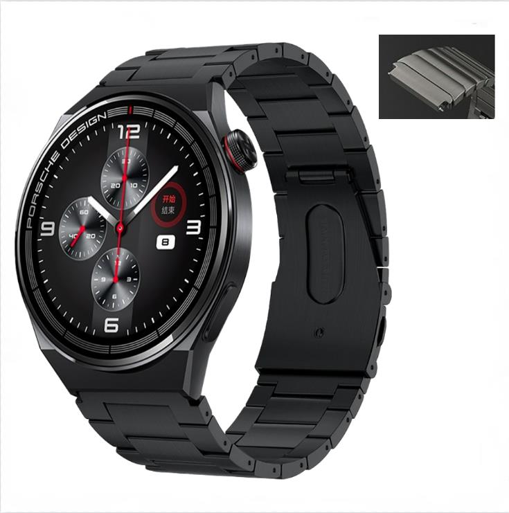 22mm Titanium Metal Strap For Huawei Watch 3/GT3 Pro Light Stainless Steel Wristband For Samsung Watch 3/S3/Amazfit GTR/Stratos