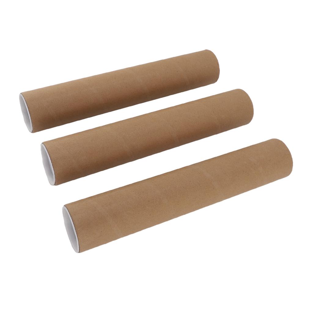 12 Pcs Round Paper Tubes Poster Storage Tubes Multipurpose Mailing Poster Paper Tubes with Plastic Lid