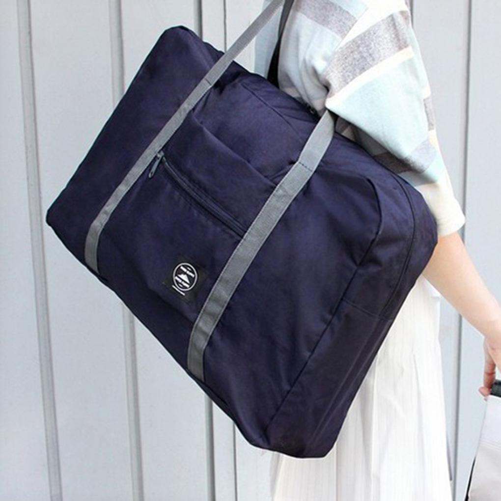 Foldable Travel Storage Bag Portable Nylon Storage Bag Tote Luggage Case Suitcase Clothes Organizer