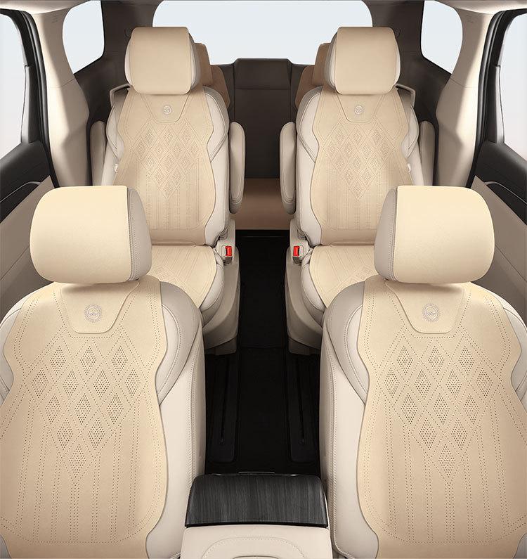 2024 Toyota Sienna Luxury 2.5L Hybrid AWD Suede Seat Cover for 7-Seater