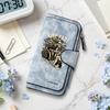 Stylish Biker Pattern Long Wallet Casual Portable Multi Card Slot Purse
