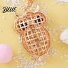 Owl Keychain with Enamel Accents Sparkling Rhinestone Car Key Ring