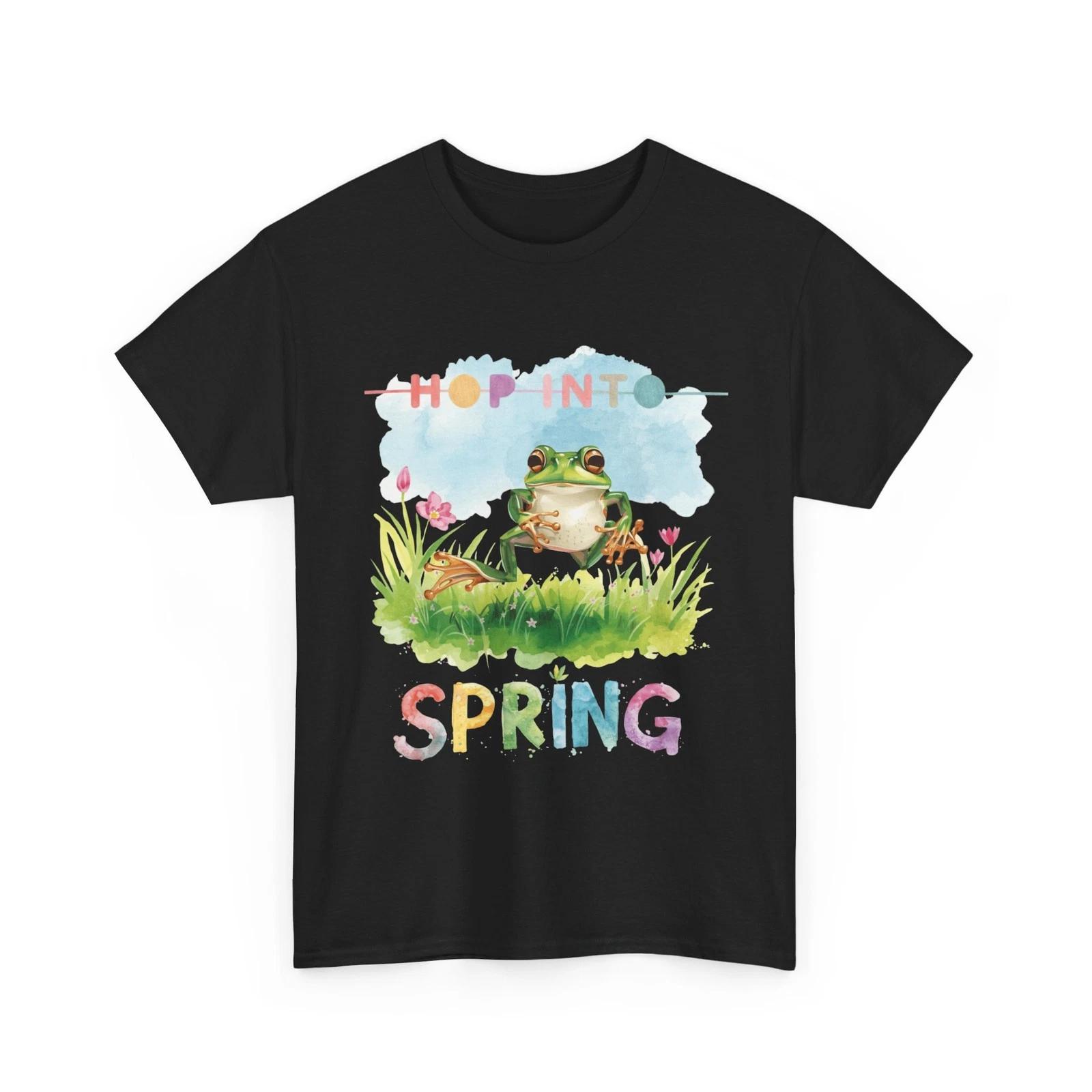 

Hop Into Spring: Whimsical Frog Garden Illustration, Watercolor Digital Art S