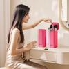 Makeup Brush Holder Organizer, One Touch For Open, Dustproof Make Up Organizer With Lid For Vanity Bathroom Countertop