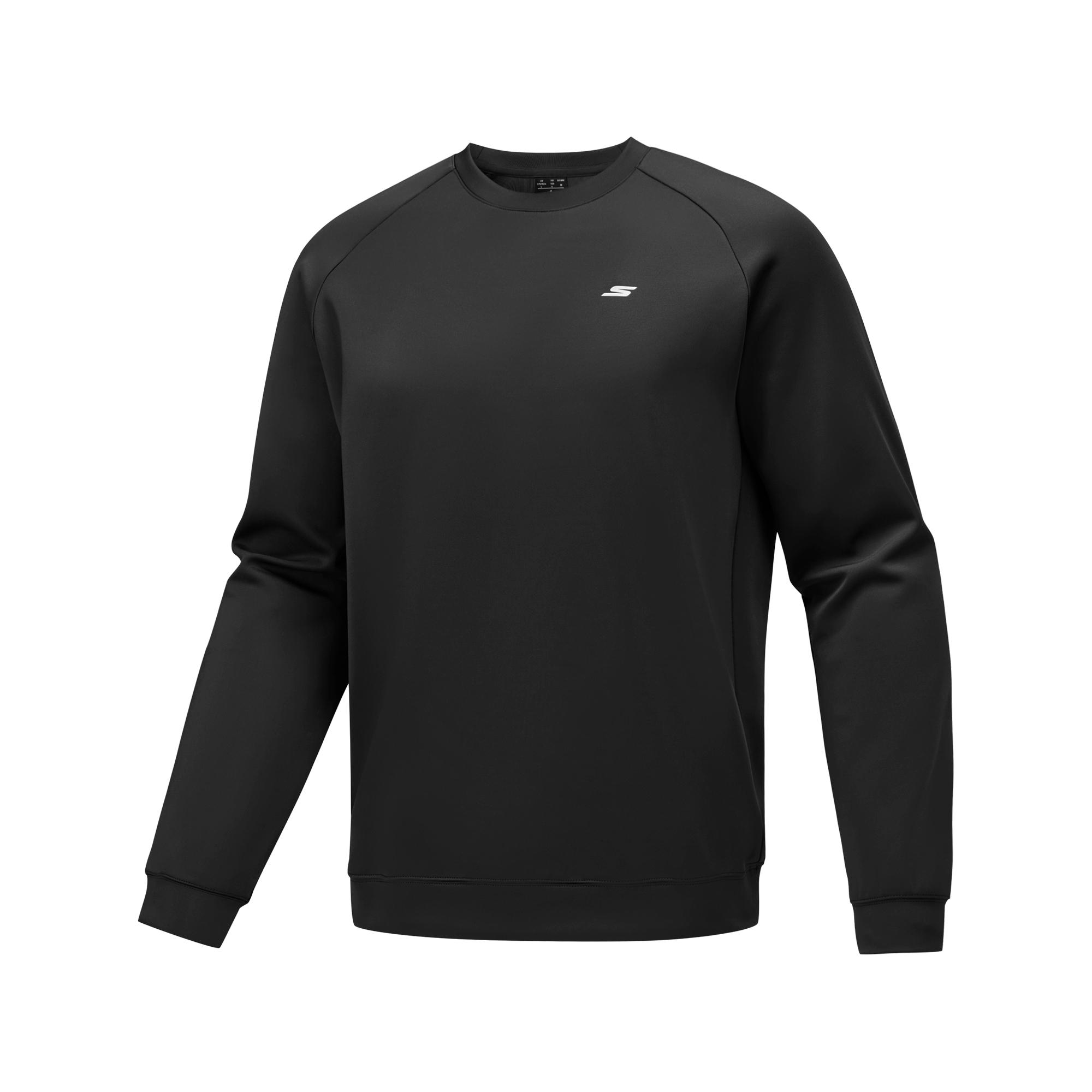 Skechers Warmth And Cold-Resistant Technology Moisture-Wicking Quick-Dry Knit Crewneck Pullover Sweatshirt Men sweatshirt P425M199-0018 M