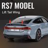 1:32 Scale RS7 RS6 Car Model Toy Alloy Diecast Sound Light Shock Absorption Diecast Metal Vehicle Models Collection Gift Boy