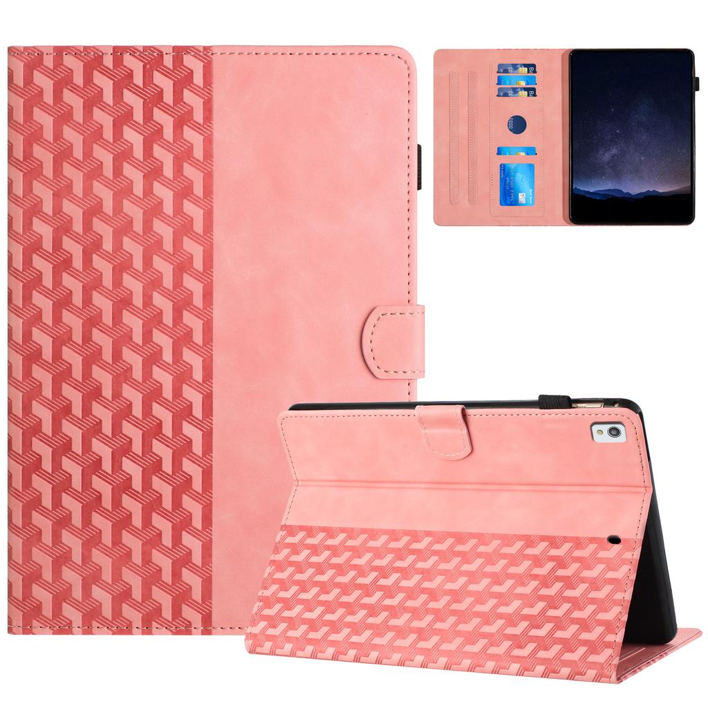 For iPad 10.2 (2021) (2019) (2020)/Pro 10.5-Inch (2017)/Air 10.5 Inch (2019) Building Blocks Imprinted Flip Cover