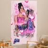 Cantante Selena Gomez Attrice Arazzi da Parete Hippie Arte Fantascienza Stanza Arredamento Casa Stanza Kawaii Decorazioni